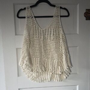 ADORA Cream Crochet Blouse